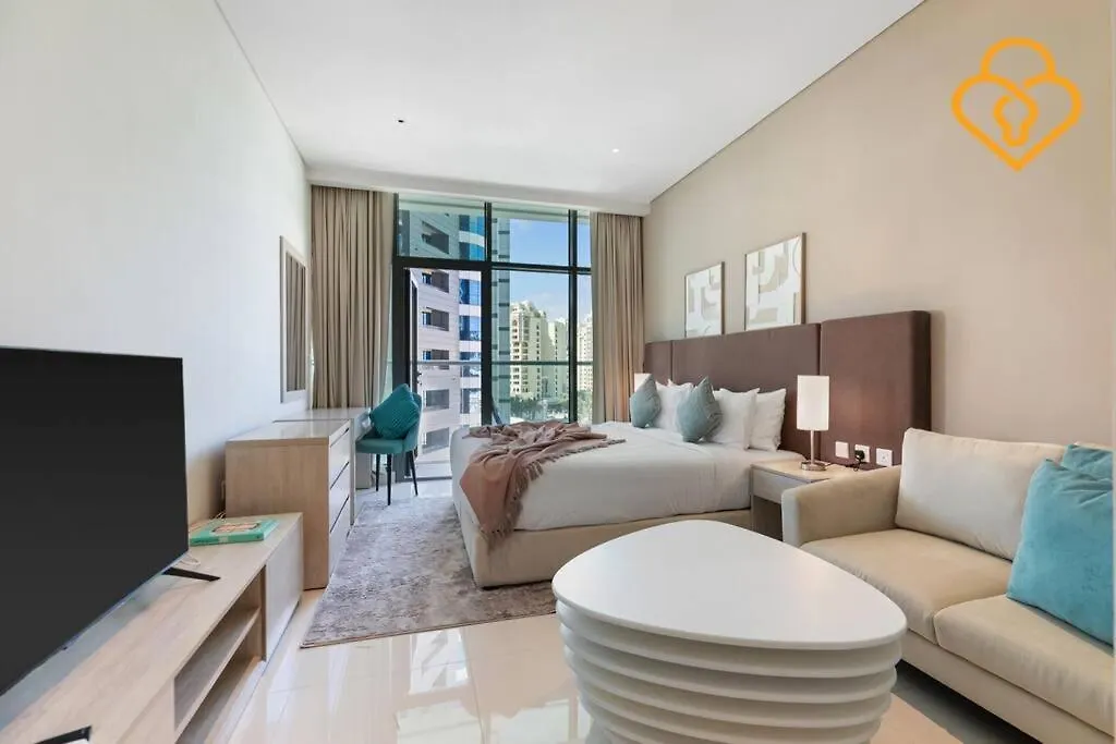 Keysplease Studio W/Beach Access Near Mall, Palm Jumeirah Dubai Apartment